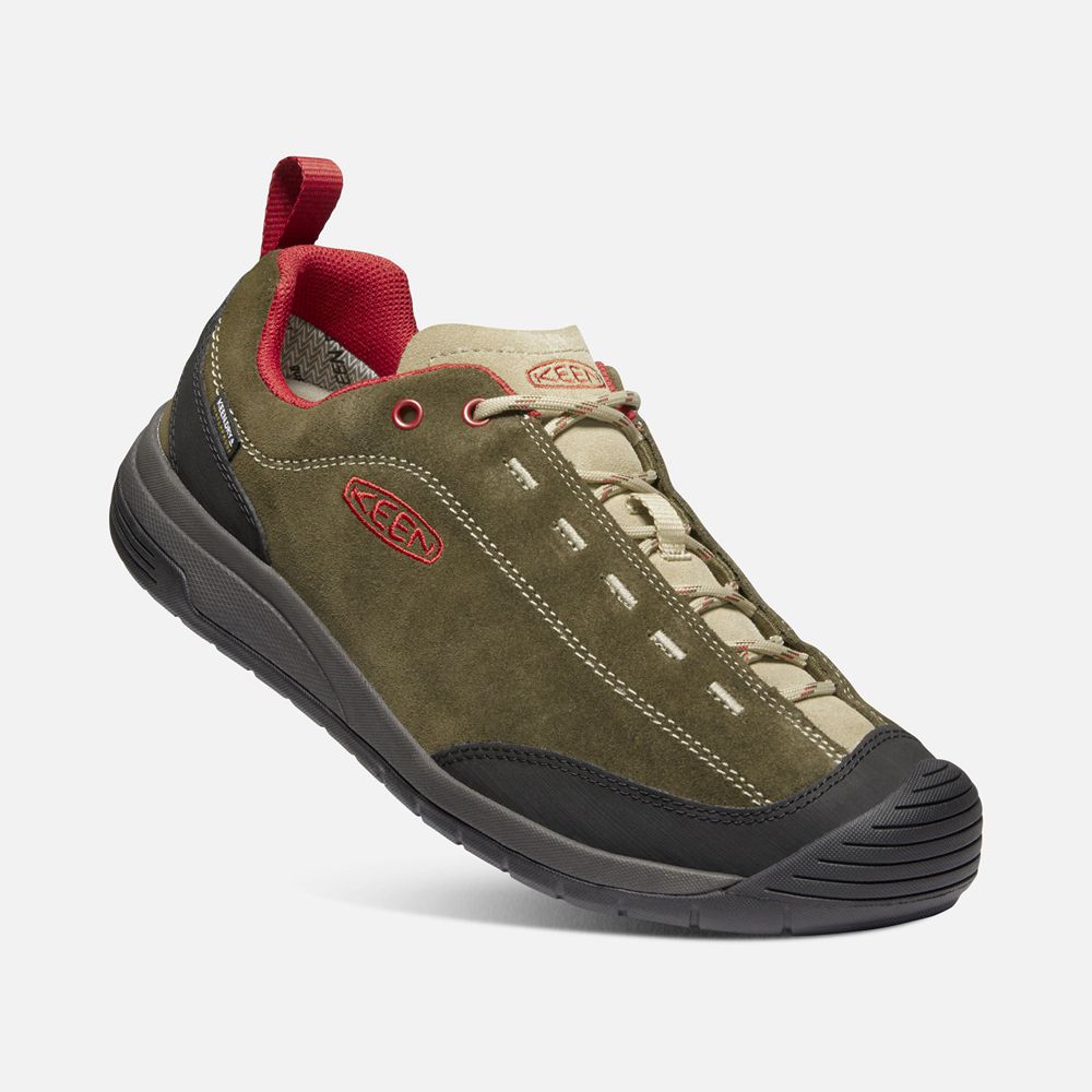 Keen Sneakers Herr Mörk Olivgröna - Jasper Ii Waterproof Shoes - 591748QHC